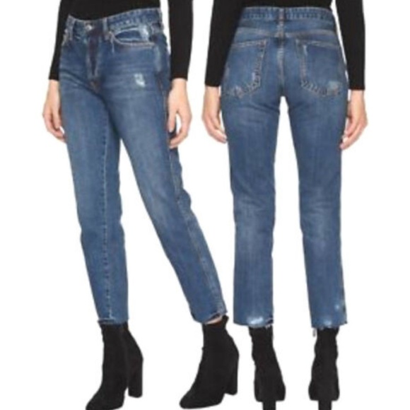 Free People Denim - Free People Womens Medium Wash Distressed  NWT  Sz 26